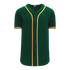 Athletic Knit Full Button Baseball Jersey with Braided Trim (BA5500)